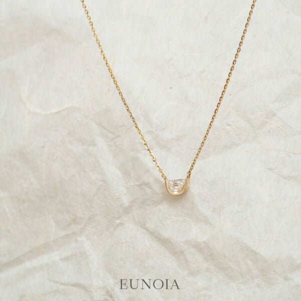 Diamond Circle Necklace