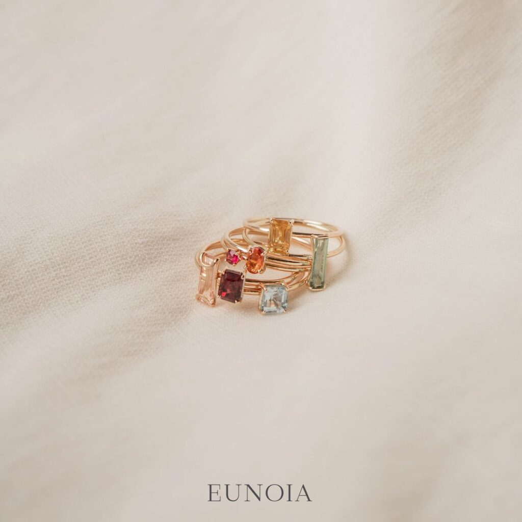 Nhẫn đá quý từ Eunoia quà sinh nhật 