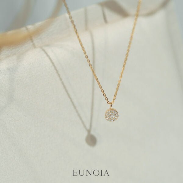 Diamond Circle Necklace